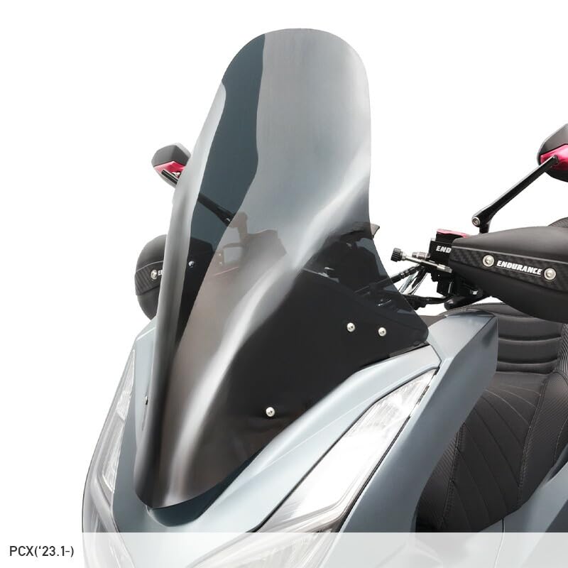 Amazon | エンデュランス ロングウインドスクリーン (スモーク) PCX